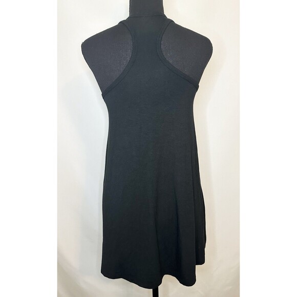 AERIE Black Racerback Swing Flowy Black Thin Dress XXS NWT - Picture 3 of 8